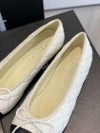 CHANEL BALLET FLATS WHITE
