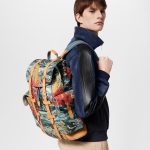 LOUIS VUITTON CHRISTOPHER MM BACKPACK NAVY BLUE