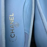 CHANEL BALLET FLATS BLUE