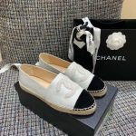 CHANEL ESPADRILLES WHITE/BLACK