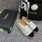 CHANEL ESPADRILLES WHITE/BLACK