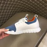 HERMES DEPART SNEAKER WHITE/BLUE