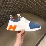 HERMES DEPART SNEAKER WHITE/BLUE
