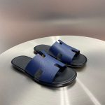 HERMES ORAN SANDAL NAVY BLUE