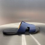 HERMES ORAN SANDAL NAVY BLUE