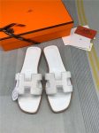 HERMES ORAN SANDAL WHITE