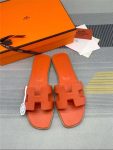 HERMES ORAN SANDAL ORANGE