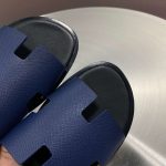 HERMES ORAN SANDAL NAVY BLUE