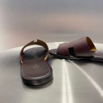 HERMES ORAN SANDAL DARK BROWN