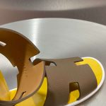 HERMES ORAN SANDAL YELLOW