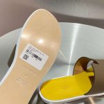 HERMES ORAN SANDAL YELLOW