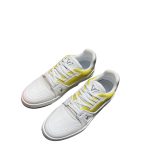 Louis Vuitton Trainer Sneaker WhiteYellow Virgil Abloh