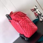 CHANEL CLASSIC QUILTED SUITCASE RED