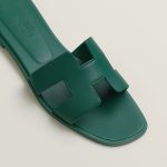 HERMES ORAN SANDAL GREEN