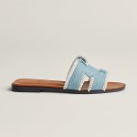 HERMES BLEU CLAIR ORAN SANDAL