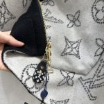 LOUIS VUITTON LONG DOUBLE ZIPPER WALLET DAMIER GRAPHITE CANVAS 19CM